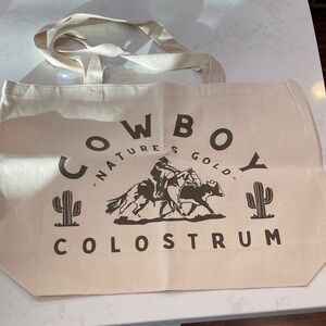 Cowboy Colostrum Canvas Tote
